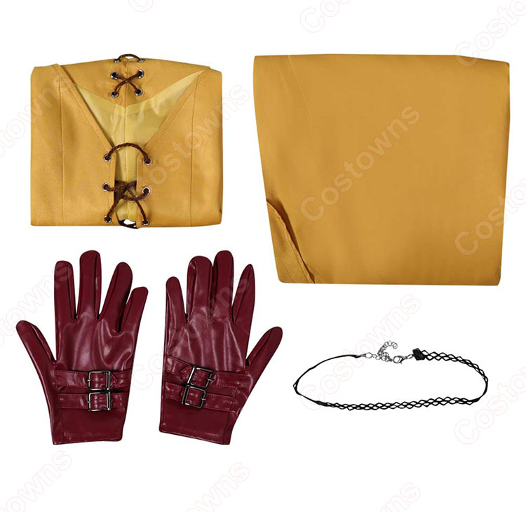 ファイナルファンタジーXVI エアリス・ゲインズブール コスプレ衣装 ワンピース-9