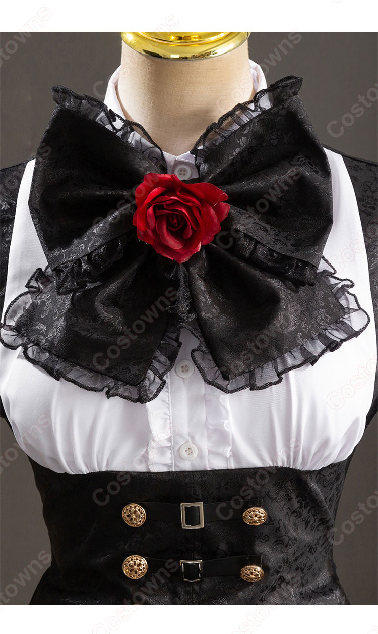 デート・ア・ライブⅢ 時崎狂三 コスプレ衣装-5