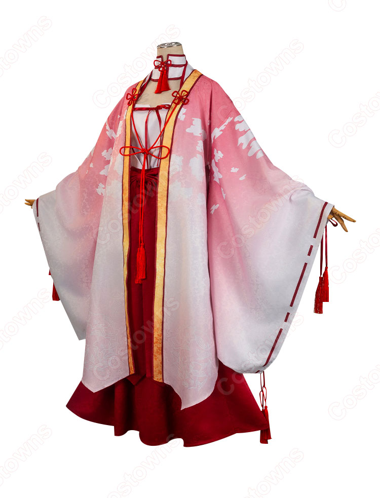 千恋*万花 朝武芳乃 巫女姫様 コスプレ衣装-4