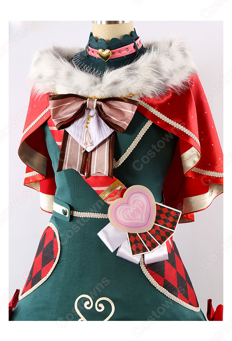 プロジェクトセカイ カラフルステージ! feat. 初音ミク 憧れに向かって 草薙寧々 クイーン・オブ・ハート コスプレ衣装-5