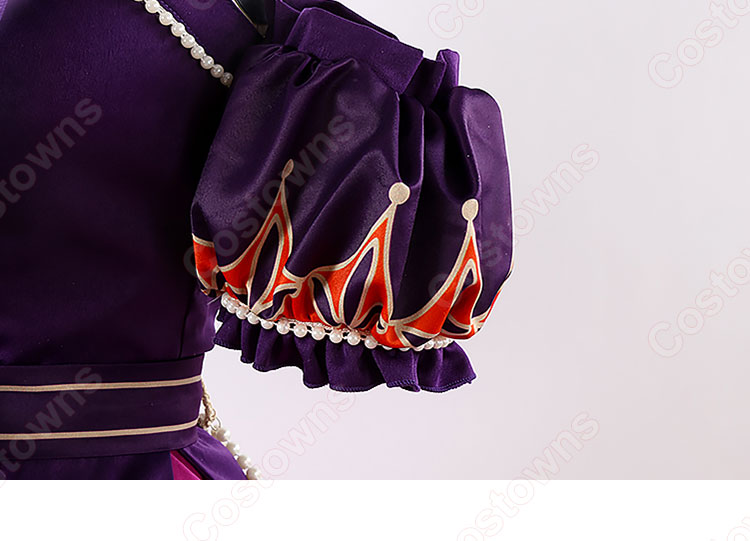 プロジェクトセカイ カラフルステージ! feat. 初音ミク 一緒に考えよう 鳳えむ クイーン・オブ・ダイヤ コスプレ衣装-11