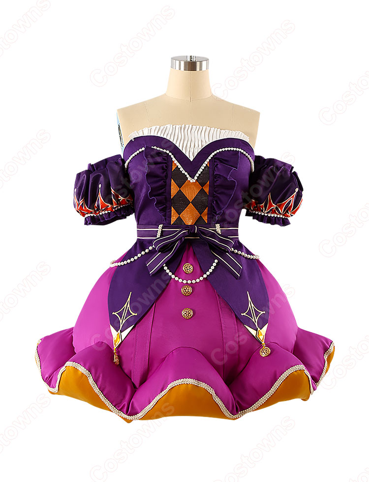 プロジェクトセカイ カラフルステージ! feat. 初音ミク 一緒に考えよう 鳳えむ クイーン・オブ・ダイヤ コスプレ衣装-5