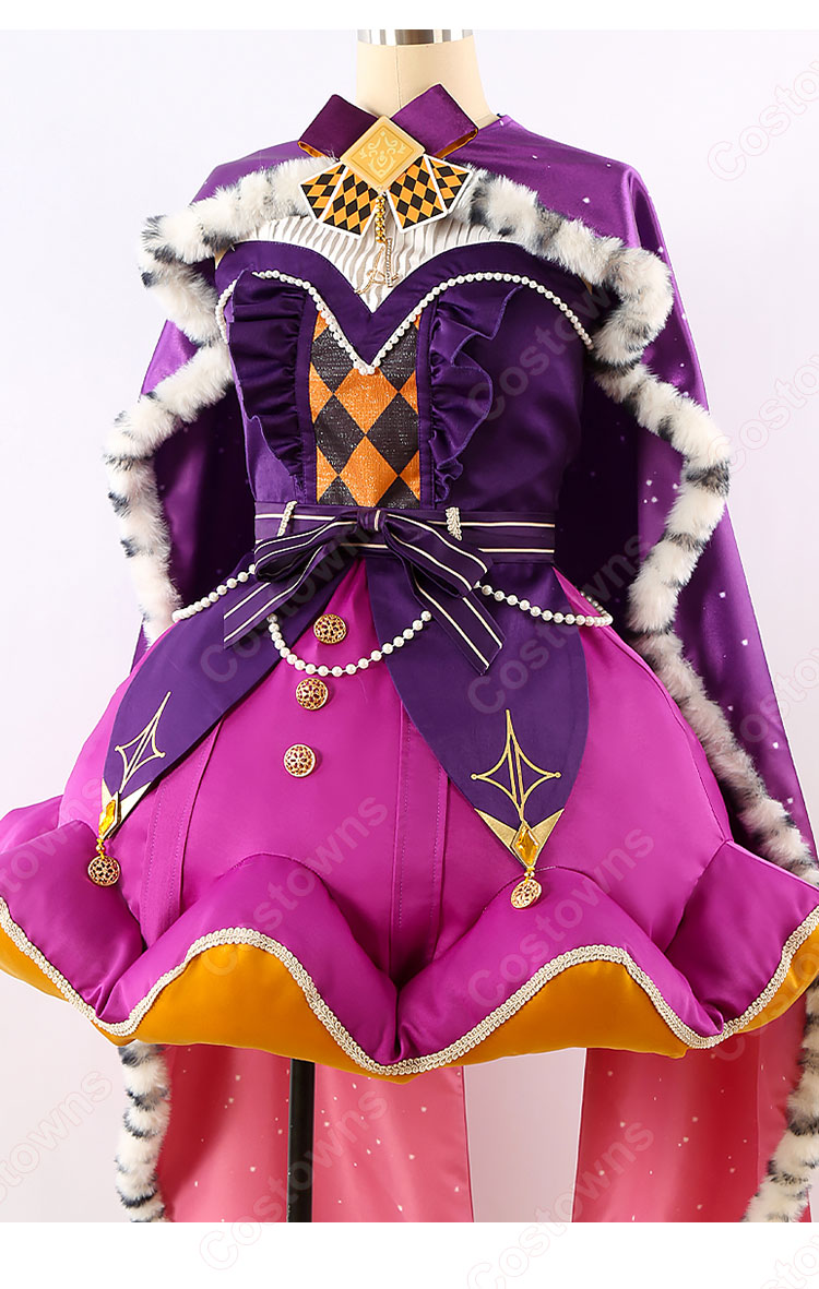 プロジェクトセカイ カラフルステージ! feat. 初音ミク 一緒に考えよう 鳳えむ クイーン・オブ・ダイヤ コスプレ衣装-7