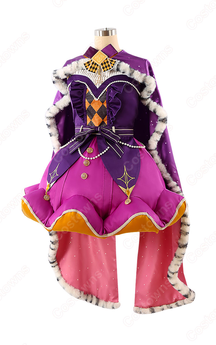 プロジェクトセカイ カラフルステージ! feat. 初音ミク 一緒に考えよう 鳳えむ クイーン・オブ・ダイヤ コスプレ衣装-4