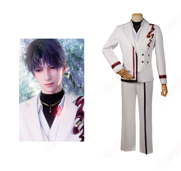 恋と深空 ホムラ 花の名のもとに コスプレ衣装-1