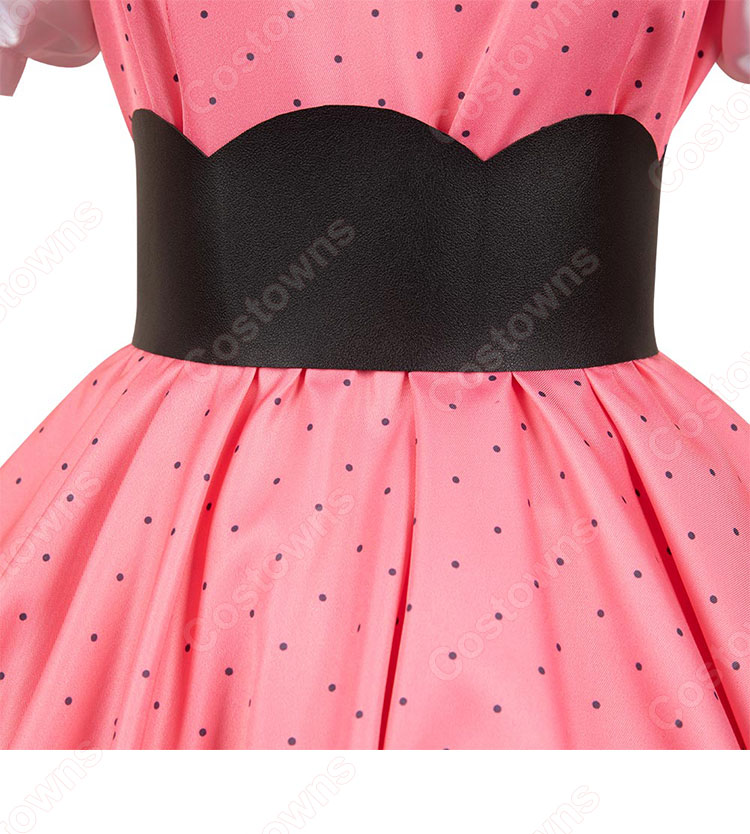 【推しの子】 星野ルビー コスプレ衣装 (ワンピース、手袋、コルセットベルト、髪飾り、蝶ネクタイ)-6