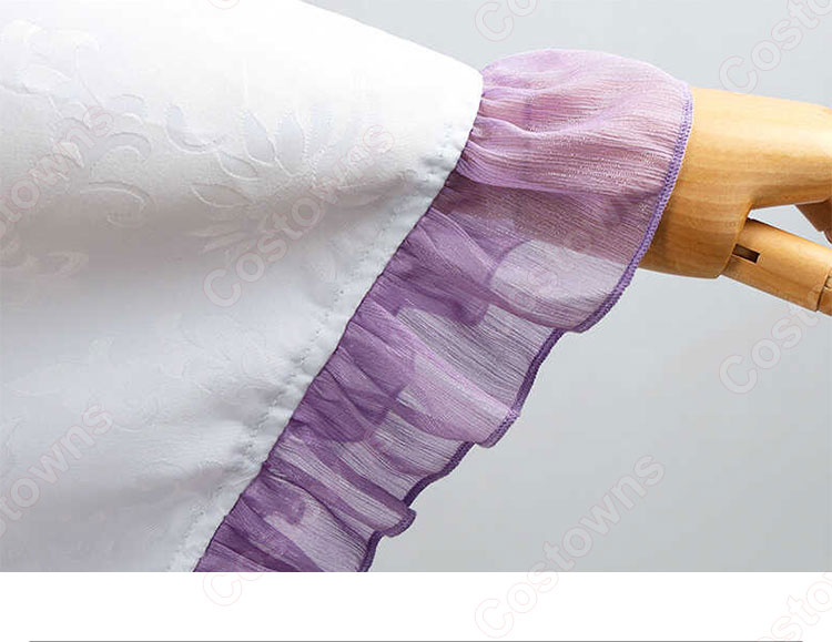 Re:ゼロから始める異世界生活 ヒロイン エミリア コスプレ衣装-9