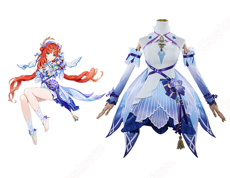 原神 ニィロウ 東風はこぶ花の吐息 コスプレ衣装 - Costowns