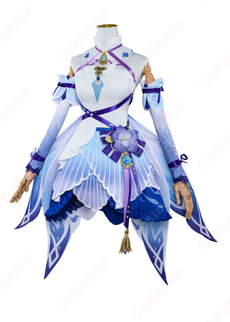 原神 ニィロウ コスプレ 衣装 東風はこぶ花の吐息 Lardoo製 ウィッグ付 原神 Genshin スメール ニィロウ-「東風はこぶ花の吐息