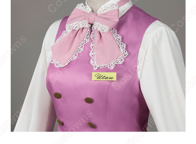 しゅごキャラ! ほしな歌唄 クラシカル駅員風衣装 コスプレ衣装-6