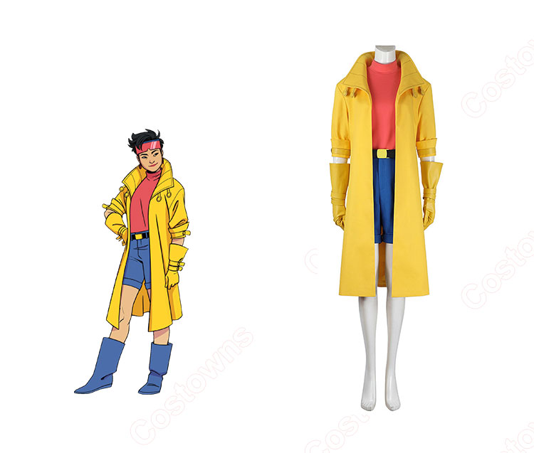 X-MEN'97 ジュビリー ジュビレーション・リー コスプレ衣装 90年代マーベルアニメシリーズ 登場人物 コスプレ-1