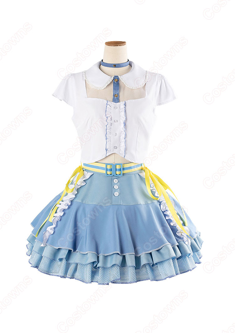 学園アイドルマスター 世界一可愛い私 藤田ことね コスプレ衣装-6