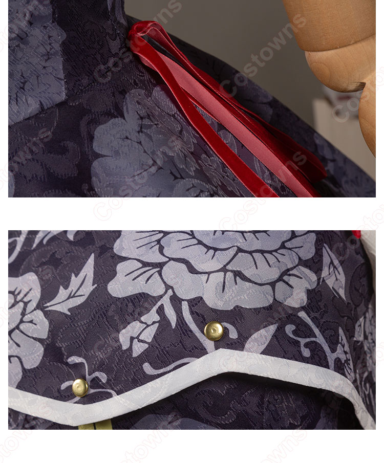 終わりのセラフ クルル・ツェペシ 中華風 コスプレ衣装-8