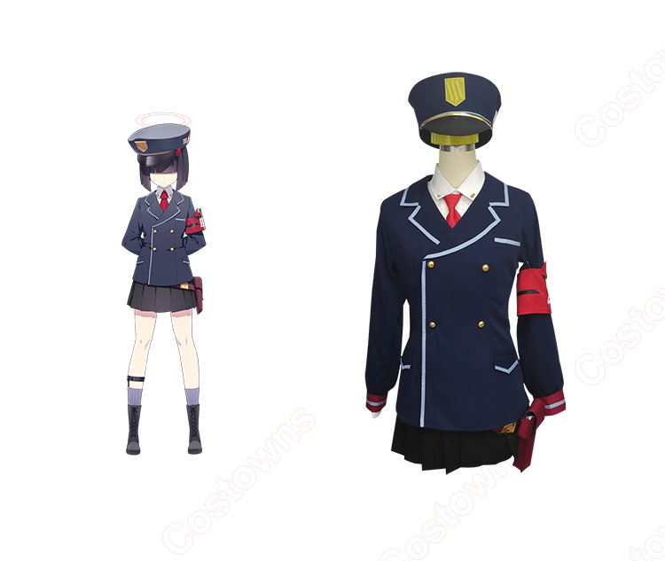 ブルーアーカイブ 風紀委員会のモブ コスプレ衣装-1