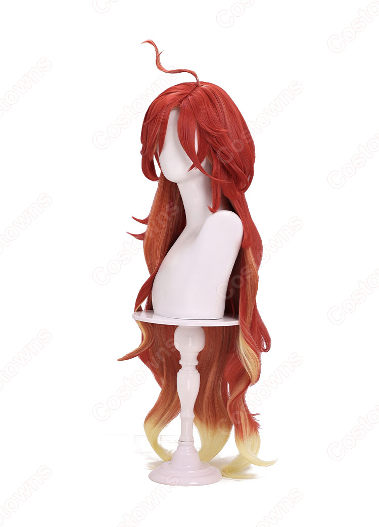 原神 マーヴィカ 炎神 コスプレウィッグ-4