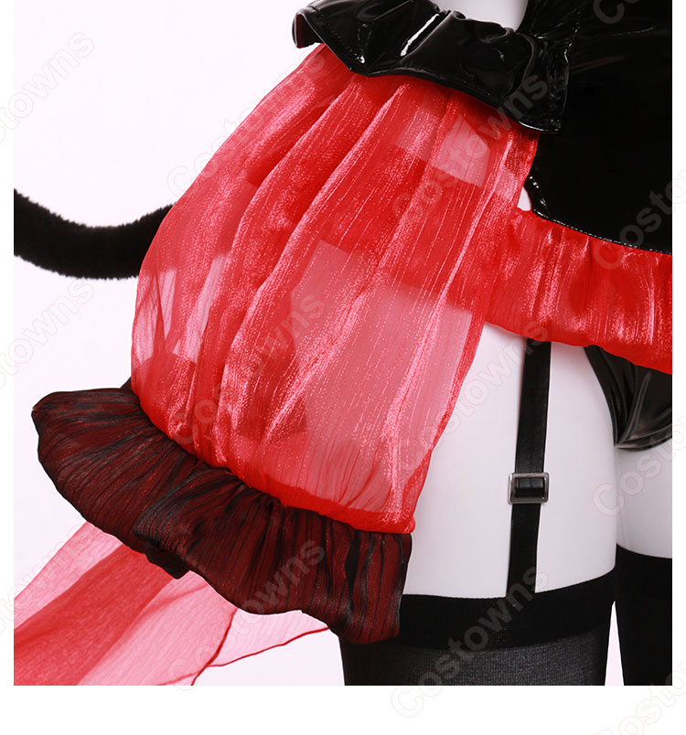 デート・ア・バレット 時崎狂三 猫耳 コスプレ衣装-8