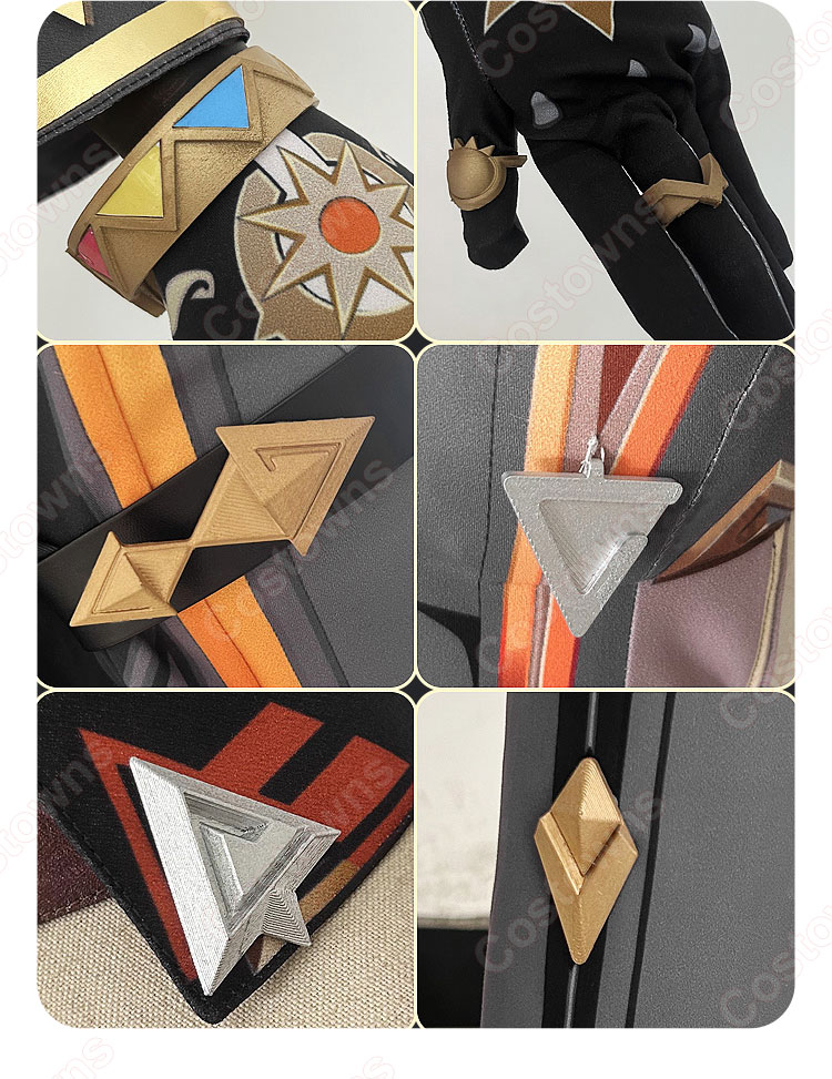 原神 マーヴィカ 炎神 コスプレ衣装-14