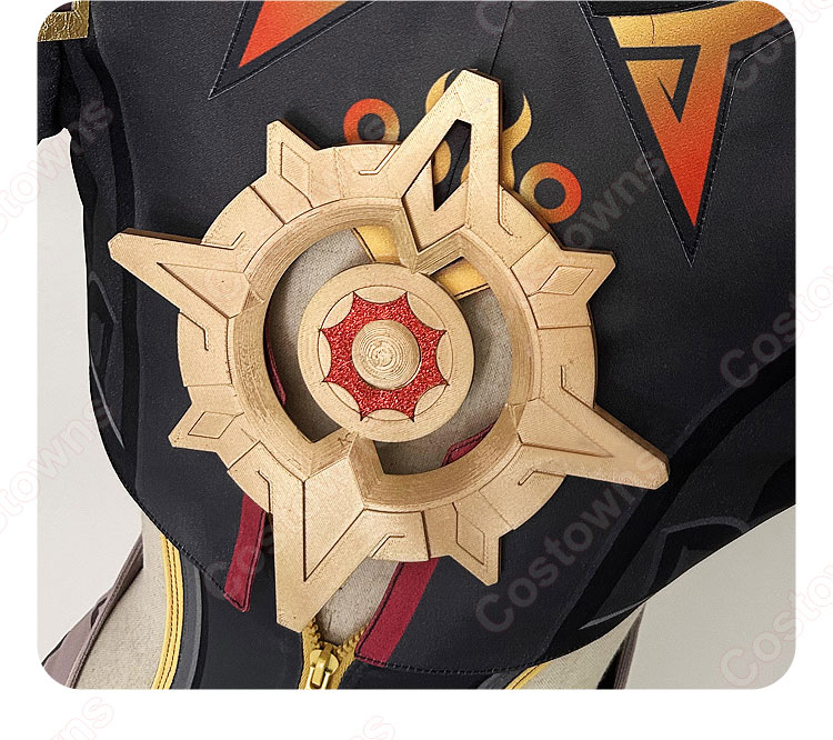 原神 マーヴィカ 炎神 コスプレ衣装-8