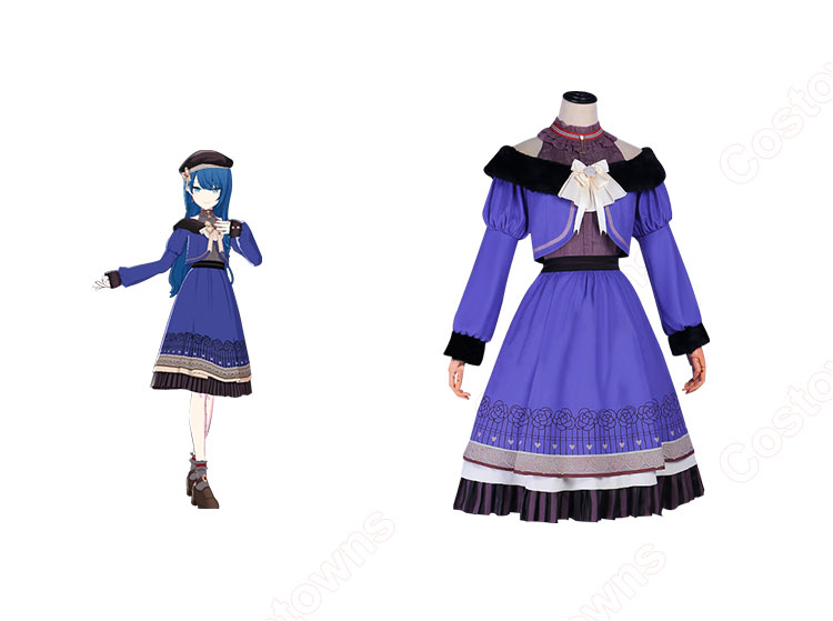 プロジェクトセカイ カラフルステージ！ feat. 初音ミク 桐谷遥 清楚系ミルクチョコレート コスプレ衣装 - Costowns