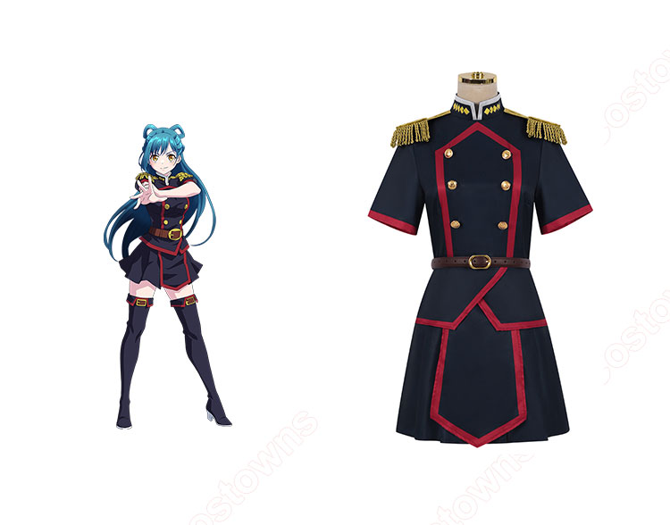 魔都精兵のスレイブ 東日万凛 コスプレ衣装-1