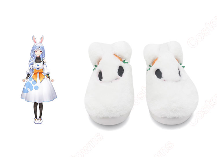 VTuber ホロライブ 兎田ぺこらの実母 ぺこらマミー コスプレ靴-1