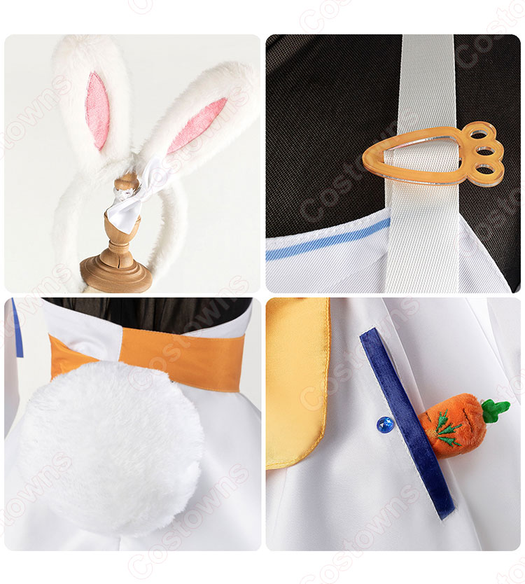 VTuber ホロライブ 兎田ぺこらの実母 ぺこらマミー コスプレ衣装-7