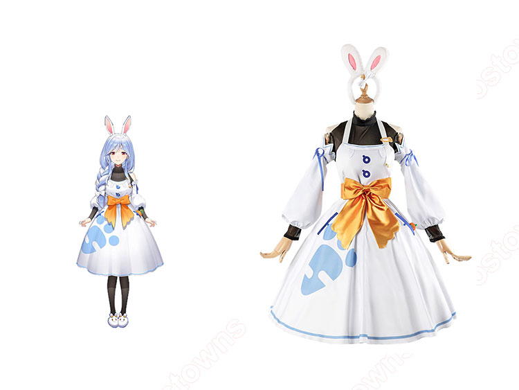 Amazon.co.jp: 兎田ぺこら マミー コスプレ衣装 （ウィッグ 靴