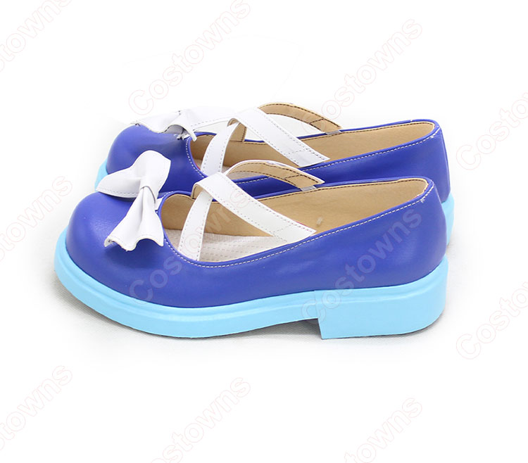 ホロライブ 湊あくあ ビジュアルメンテナンス コスプレ靴-4