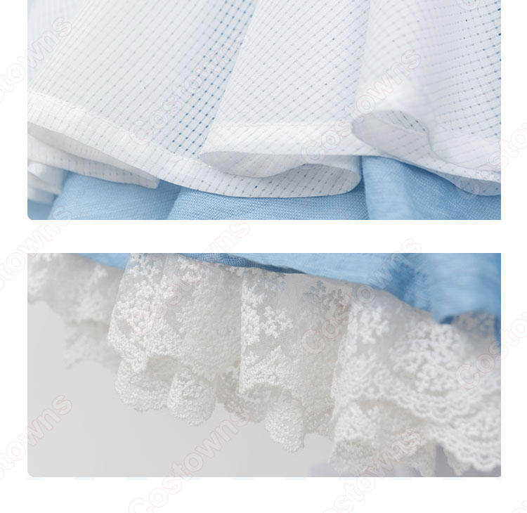 カードキャプターさくら 木之本桜 コスプレ衣装 アリス メイド服-6