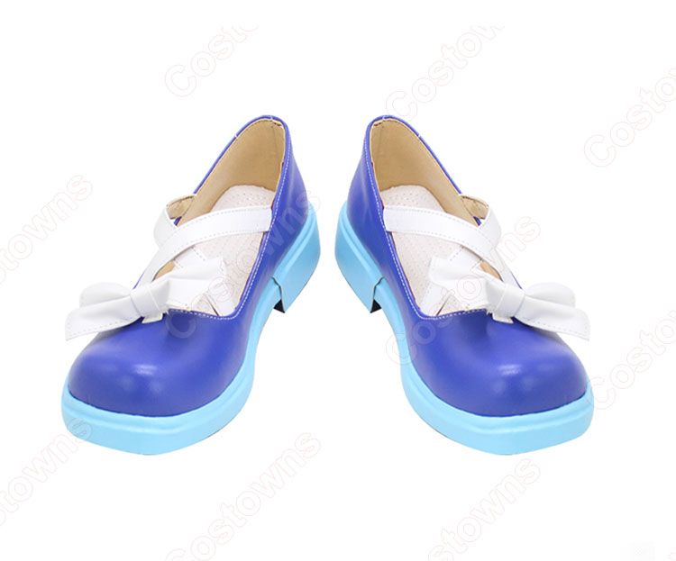 ホロライブ 湊あくあ ビジュアルメンテナンス コスプレ靴-2