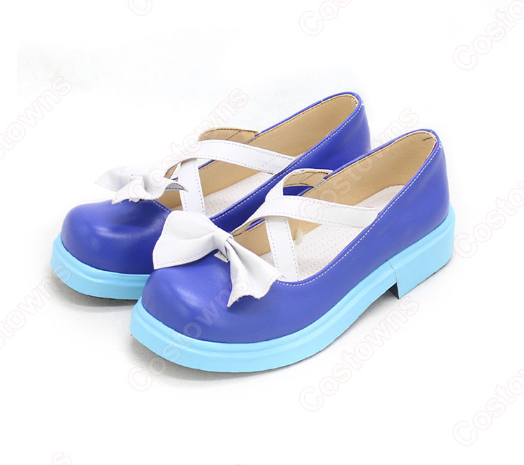 ホロライブ 湊あくあ ビジュアルメンテナンス コスプレ靴-3