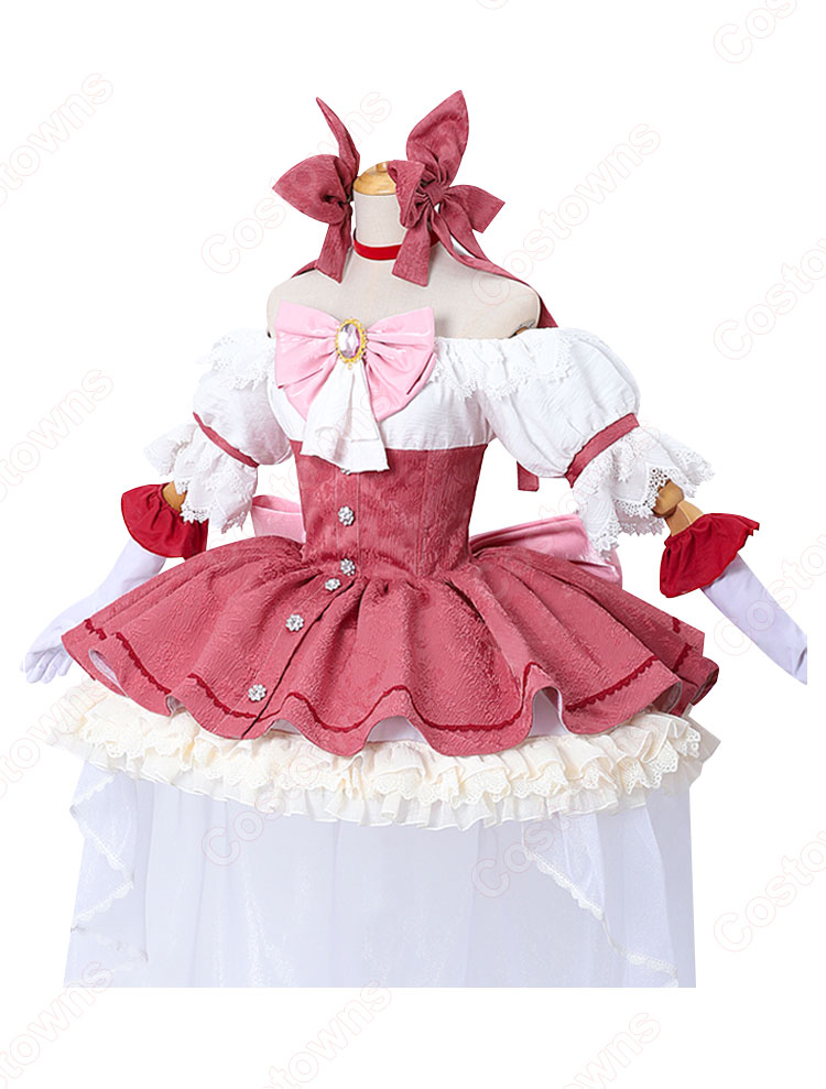 劇場版 魔法少女まどか☆マギカ〈ワルプルギスの廻天〉 鹿目まどか 新衣装 コスプレ衣装 ドレス-3