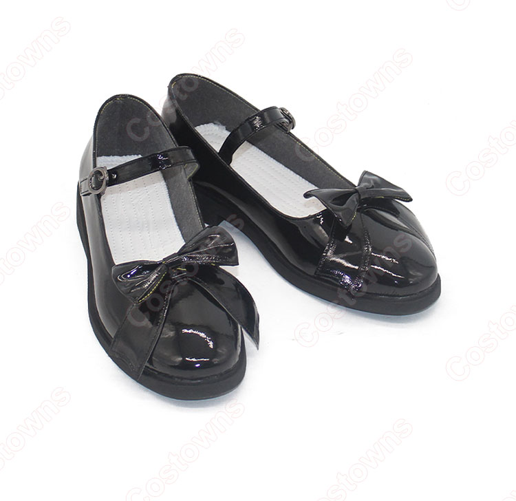 VTuber ホロライブ 湊あくあ ブレザー コスプレ靴-3