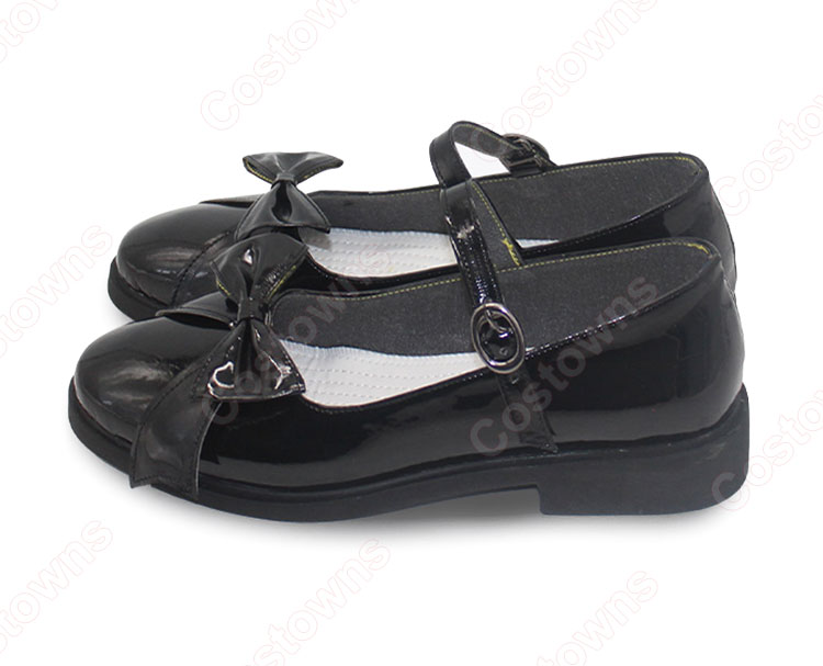 VTuber ホロライブ 湊あくあ ブレザー コスプレ靴-5