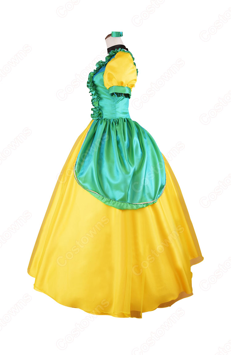 映画 シンデレラ ドリゼラ・トレメイン コスプレ衣装-3