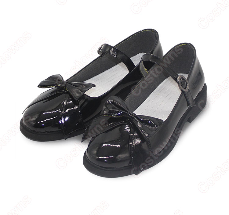 VTuber ホロライブ 湊あくあ ブレザー コスプレ靴-4