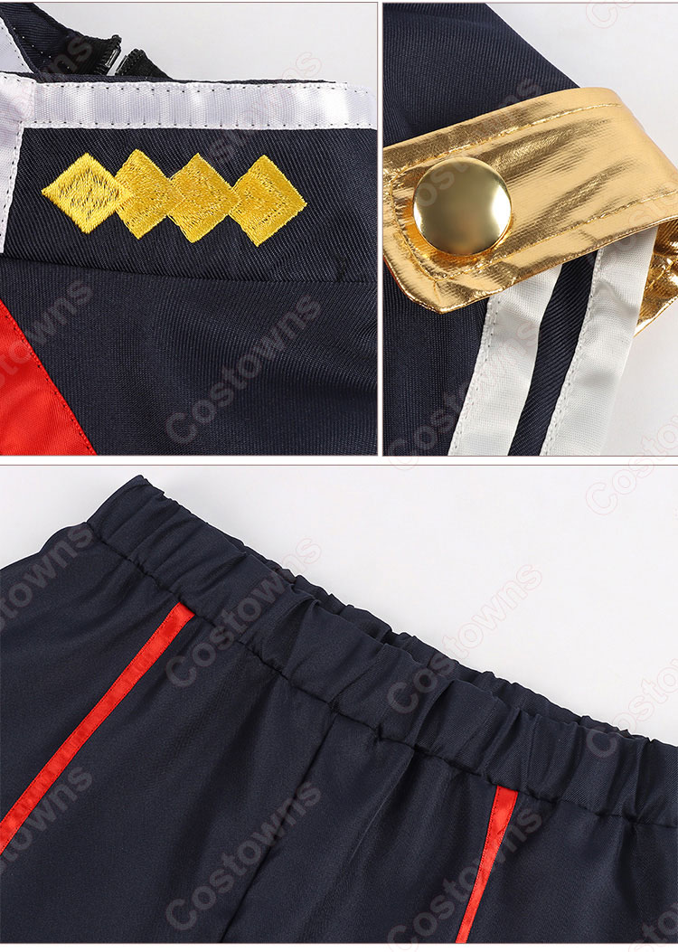 魔都精兵のスレイブ 駿河朱々 コスプレ衣装-7