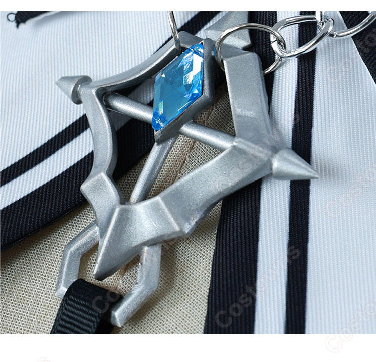 VTuber hololive ホロライブ 白銀ノエル シスター×黒騎士 コスプレ衣装-4