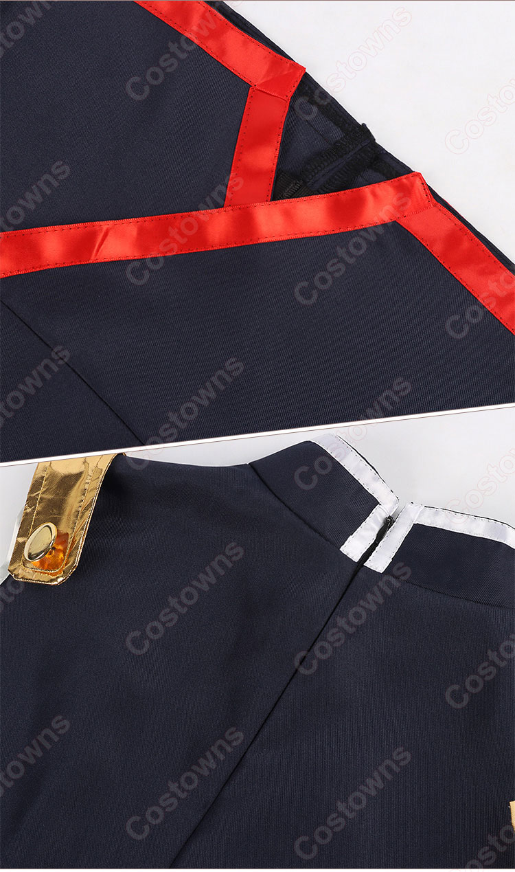 魔都精兵のスレイブ 駿河朱々 コスプレ衣装-6