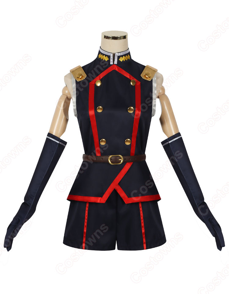 魔都精兵のスレイブ 駿河朱々 コスプレ衣装-2