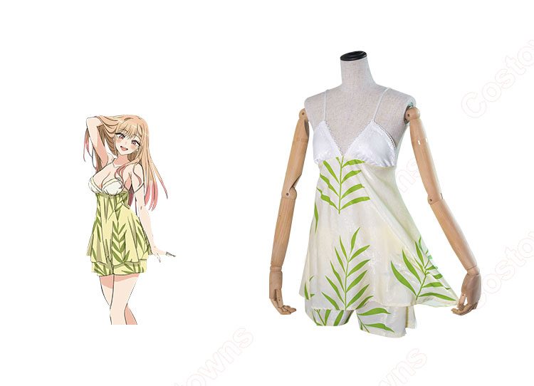 着せ恋 喜多川海夢(きたがわまりん) キャミソール ワンピース コスプレ衣装 『その着せ替え人形は恋をする』(そのビスク・ドールはこいをする) cosplay 仮装 変装-1