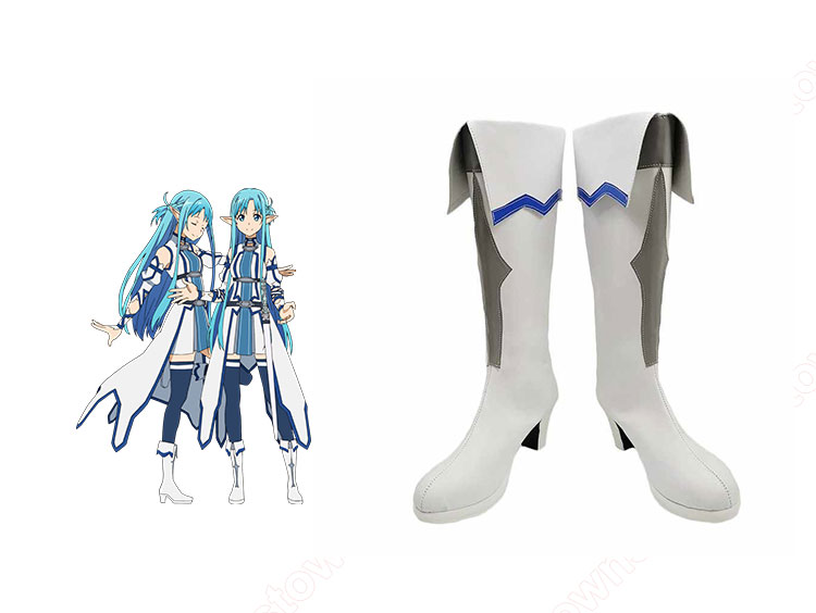 ソードアート・オンライン 結城明日奈 アスナ ウンディーネVer. コスプレ靴-1