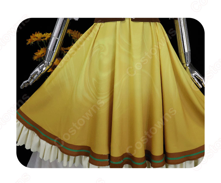 プロジェクトセカイ カラフルステージ! feat. 初音ミク 優しい記憶 白石杏 Loving Sunflower 衣装 コスプレ衣装-4