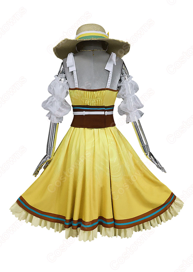 プロジェクトセカイ カラフルステージ! feat. 初音ミク 優しい記憶 白石杏 Loving Sunflower 衣装 コスプレ衣装-3