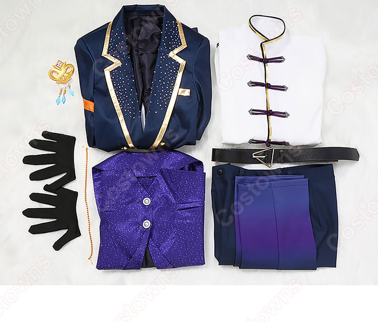 あんさんぶるスターズ!! 逆先夏目 青葉つむぎ 春川宙 クルーズ衣装 コスプレ衣装-11