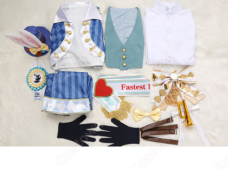 ディズニー ツイステッドワンダーランド 薔薇の王国のホワイトラビット・フェス デュース・スペード ラビット・ウェア コスプレ衣装-14