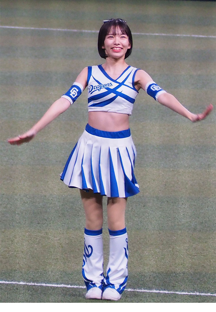 チアドラゴンズ2022 ユニホーム コスプレ衣装 プロ野球チア衣装 チアガール 衣装 - Costowns