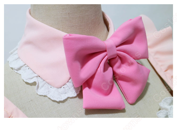 Re:ゼロから始める異世界生活 夢かわメイド ラム コスプレ衣装-5