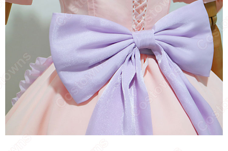 Re:ゼロから始める異世界生活 夢かわメイド ラム コスプレ衣装-10