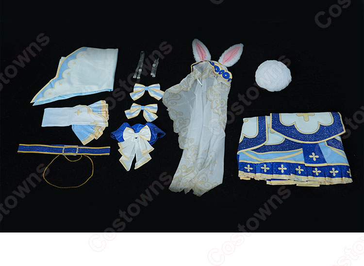 VTuber ホロライブ 兎田ぺこら うさメガぺこら衣装 コスプレ衣装-10